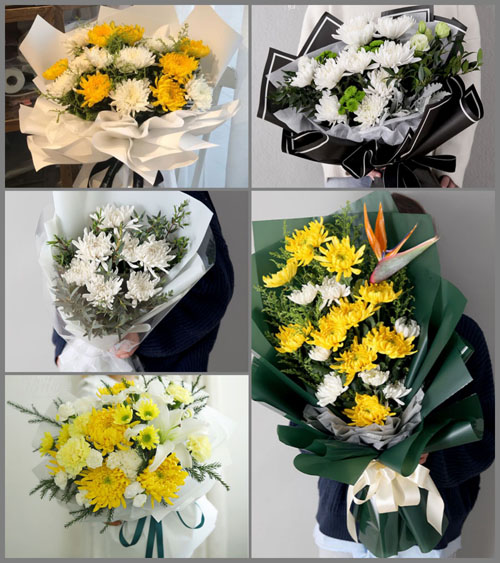 广东韶关市南雄市乌迳镇庙前村白事花束代送
